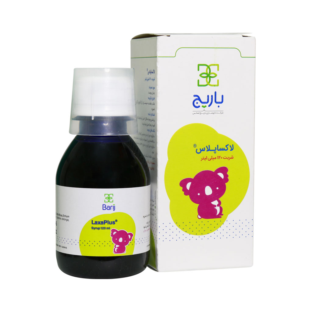 شربت لاکساپلاس باریج اسانس 120 میلی لیتر - داروخانه آنلاین اصفهان دارو | ارسال رایگان | تحویل فوری نمای ۲