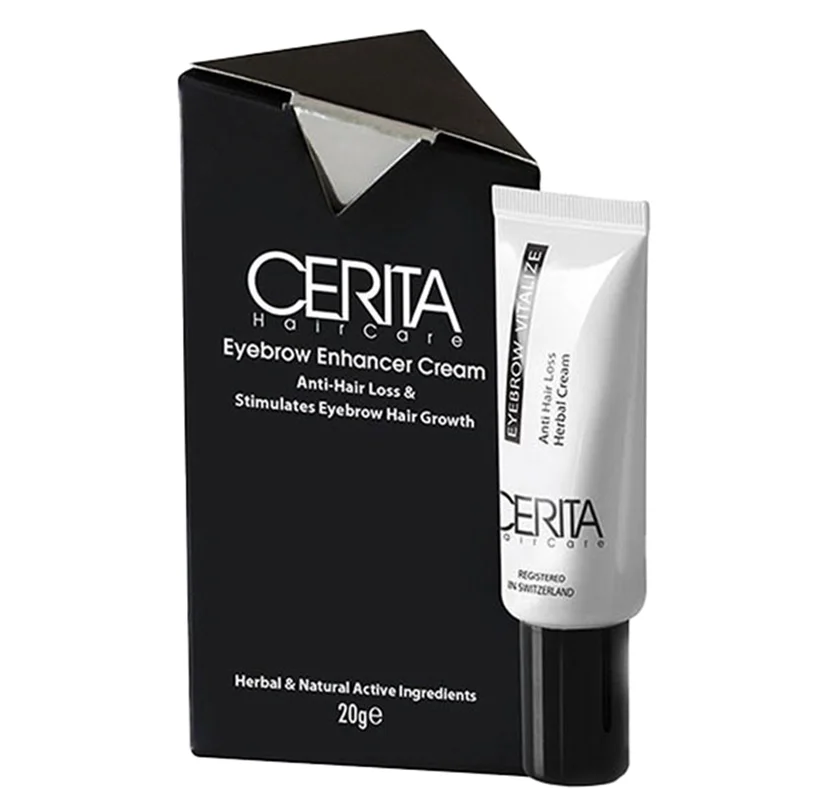 کرم تقویت کننده و ضد ریزش ابرو سریتا_Cerita Eyebrow Vitalize And Anti Hair Loss Herbal Cream - داروخانه آنلاین اصفهان دارو | ارسال رایگان | تحویل فوری نمای ۲