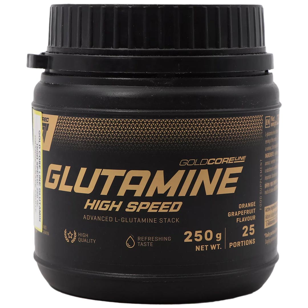 10564-00 پودر گلوتامین های اسپید گلد کر لاین ترک نوتریشن 250 گرم طعم انگور سیاه_Trec Nutrition Gold Core Line Glutamine High Speed 250 g - تصویر 1