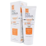 کرم ضد آفتاب فاقد چربی مناسب پوست های چرب و جوشدار پرودرما SPF50 بژ روشن