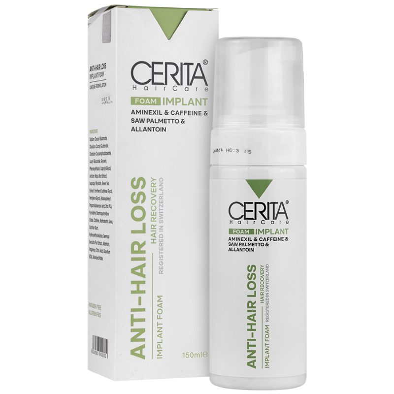 شامپو فوم مناسب موهای کاشته شده سریتا_Cerita Implant Foam Shampoo - تصویر 1