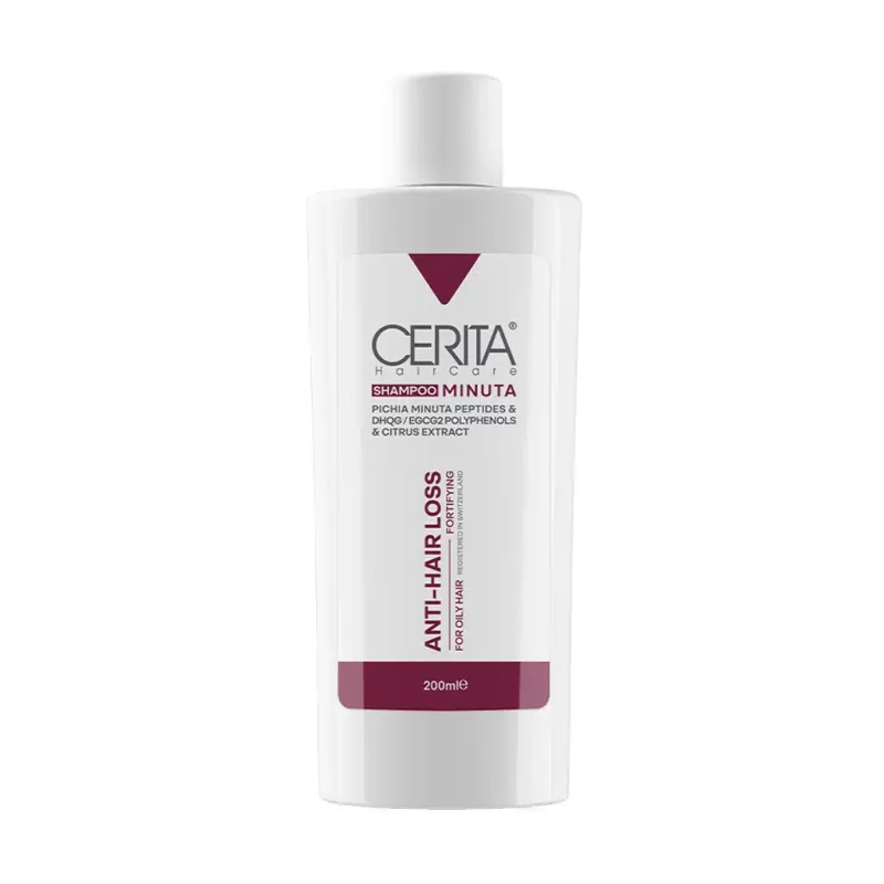 شامپو ضد ریزش مینوتا سریتا مناسب موهای چرب 200 میلی لیتر_Minuta Anti Hair Loss Shampoo For Oily Hair CERITA - تصویر 2