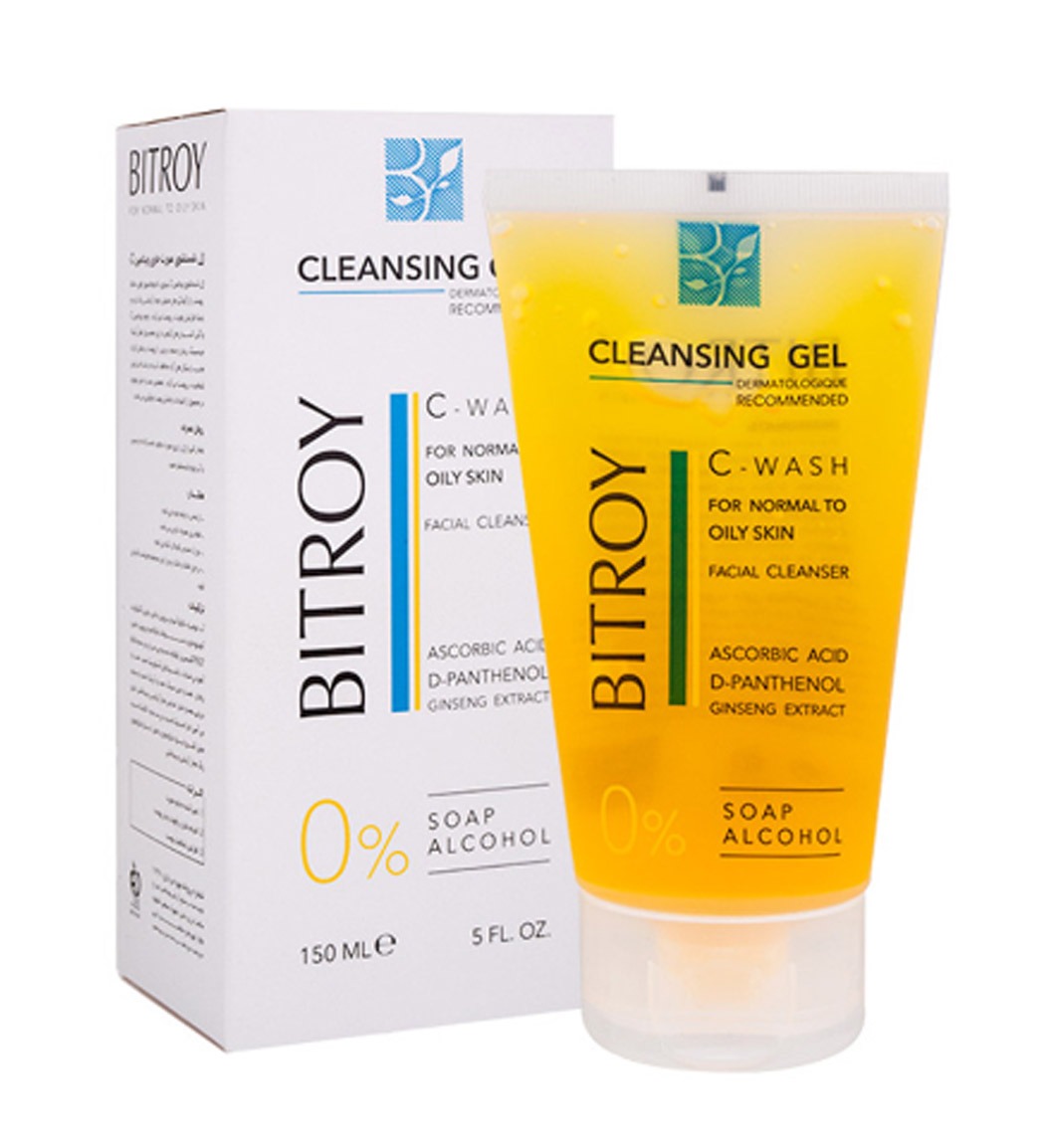 ژل شستشو ویتامین سی ژل شستشو صورت C Wash پوست معمولی تا چرب بیتروی_Bitroy Whitening Face C Wash With Vitamin C - تصویر 1