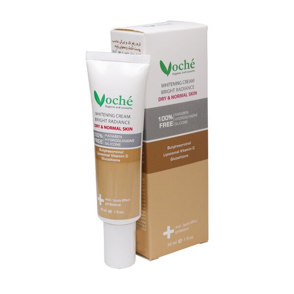 کرم رفع لک و تیرگی پوست خشک و معمولی وچه | Voche Whitening Cream For Dry And Normal Skin - داروخانه آنلاین اصفهان دارو | ارسال رایگان | تحویل فوری نمای ۲