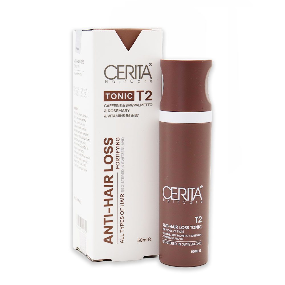 هیرتونیک-گیاهی-سریتا-مدل-t2-2 هیرتونیک ضد ریزش و تقویت کننده مو تی2_Cerita Herbal Hair Tonic T2 - تصویر 1