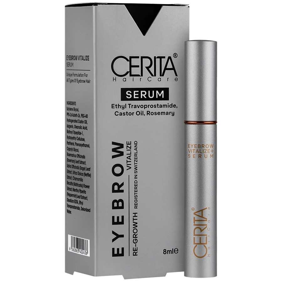 سرم احیا کننده ابرو سریتا_Cerita Eye Brow Vitalize Serum - داروخانه آنلاین اصفهان دارو | ارسال رایگان | تحویل فوری نمای ۲