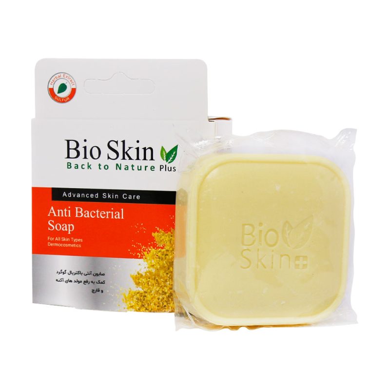 صابون آنتی باکتریال گوگرد بایواسکین - BioSkin - تصویر 1