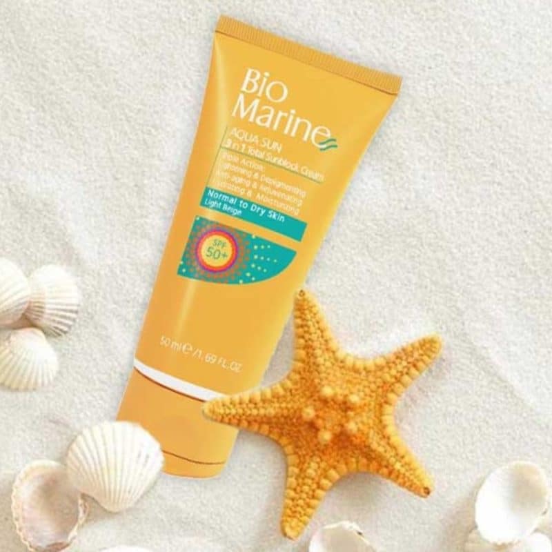 ضد آفتاب بژ روشن ضدچروک پوست چرب و مختلط SPF50 بایومارین_AQUA SUN 3 in 1 Oily to Combination Skin spf 50 BIOMARINE - تصویر 5