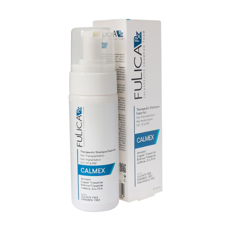 شامپو فوم پس از کاشت مو فولیکا آر ایکس_Fulica RX Calmex Foam Shampoo - داروخانه آنلاین اصفهان دارو | ارسال رایگان | تحویل فوری نمای ۲