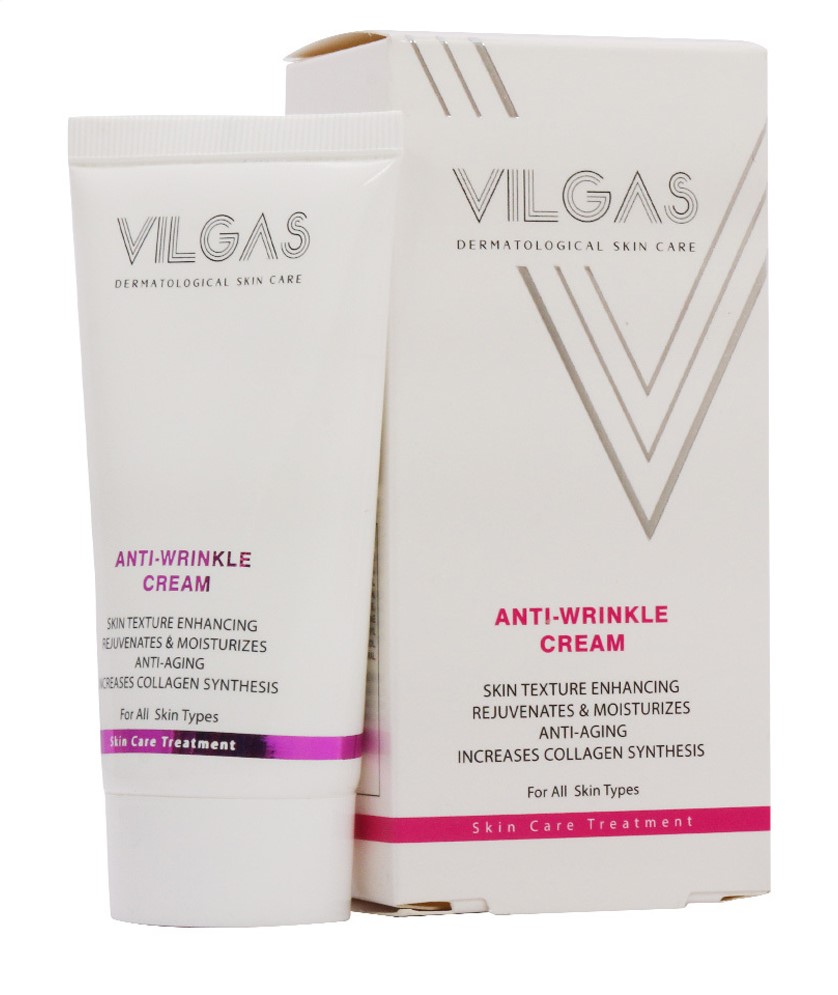 کرم ضد چروک صورت ویلگاس_Vilgas anti wrinkle cream - داروخانه آنلاین اصفهان دارو | ارسال رایگان | تحویل فوری نمای ۲