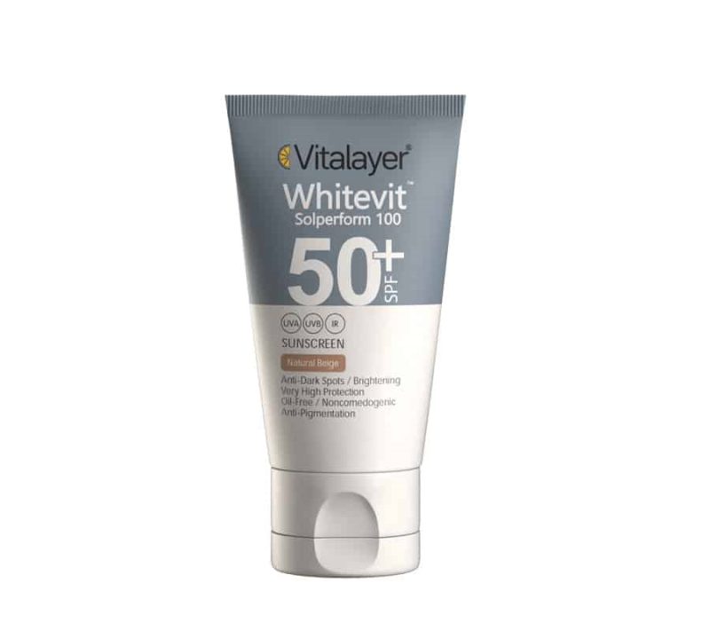 کرم ضدآفتاب whitevit نچرال بژ ویتالیر - تصویر 1
