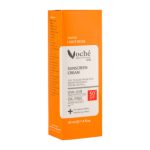 کرم ضدآفتاب بژ طبیعی وچه SPF50 مناسب پوست چرب