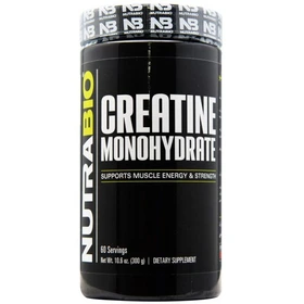 مکمل پودرکراتین مونوهیدرات نوترابایو 300گرم CREATINE MONOHYDRATE NUTRA BIO - داروخانه آنلاین اصفهان دارو | ارسال رایگان | تحویل فوری نمای ۲