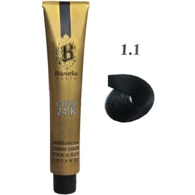 رنگ مو بیجورکاشماره1.1(مشکی پرکلاغی)BLUE BLACK