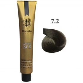 رنگ مو بیجورکا شماره7.2(بلوند دودی متوسط)MEDIUM SMOKY BLONDE