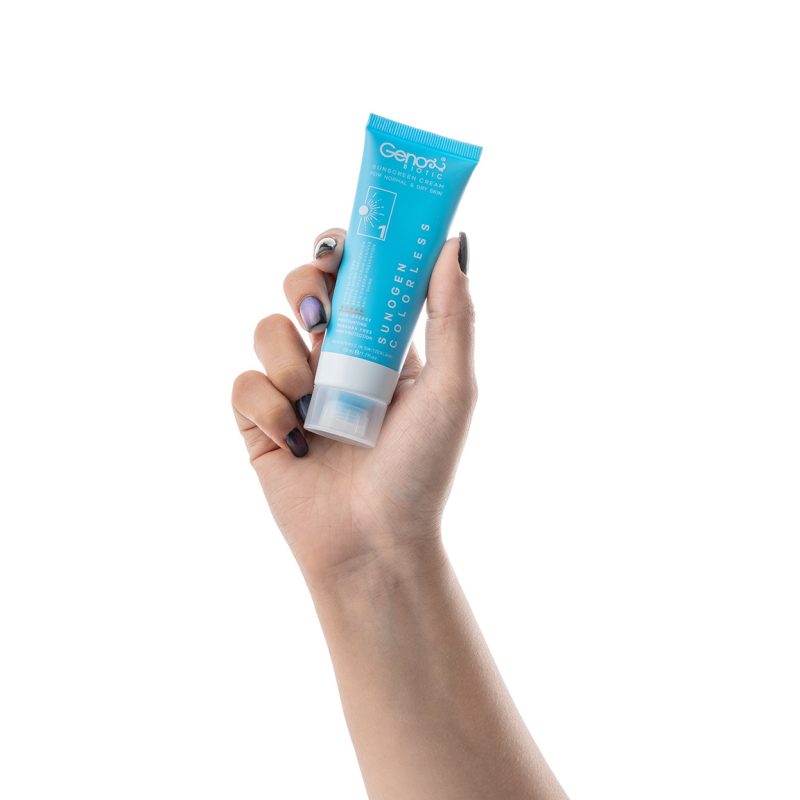 کرم ضد آفتاب پوست خشک سانوژن ژنوبایوتیک SPF50 (بی رنگ)_SunoGen Sunscreen Cream SPF50 For Dry Skin - تصویر 2
