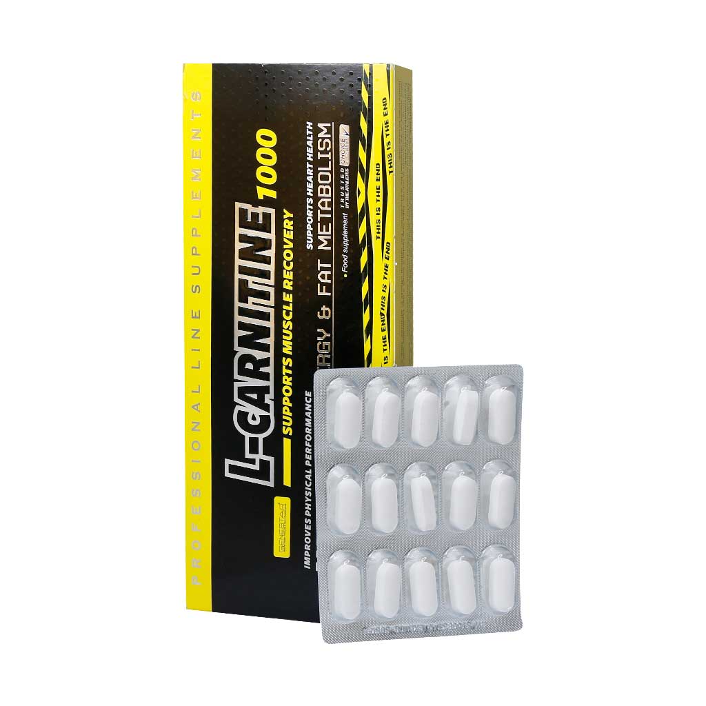 قرص الکارنیتین 1000ژن استارL-CARNITINE1000 GENESTAR - داروخانه آنلاین اصفهان دارو | ارسال رایگان | تحویل فوری نمای ۲
