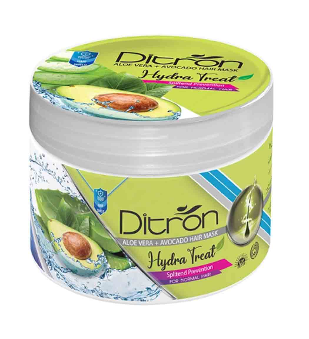 اوا ماسک مو دیترون حاوی عصاره آلوئه ورا و روغن آووکادو مناسب مو نرمال حجم 400 میلی لیتر - تصویر 1