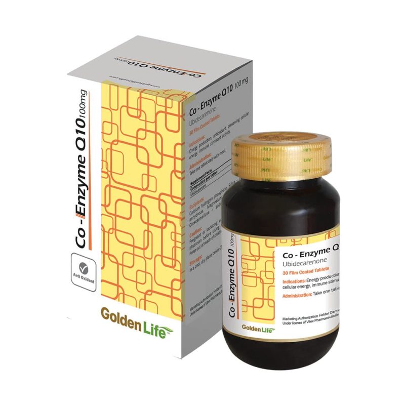 قرص کو آنزیم کیوتن100میلی گرم یوبی دی کارنون گلدن لایفCO ENZYME Q1030ML GOLDEN LIFE - تصویر 1