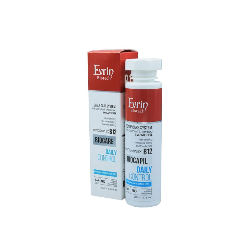 شامپو ضد شوره و تقویت کننده مو بایوکاپیل اورین_Evrin Biocapil Anti Dandruff Daily Shampoo - تصویر 1