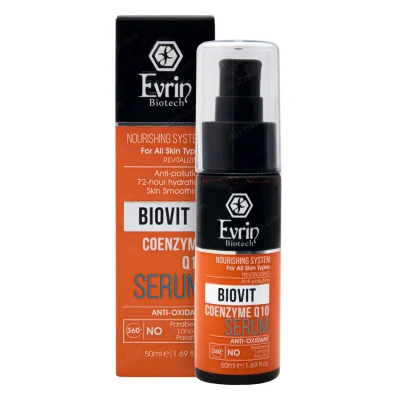 سرم تغذیه کننده پوست بایوویت اورین_Evrin Biovit Coenzyme Q10 Serum