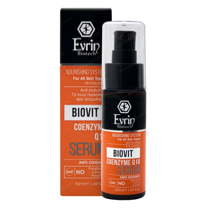 سرم تغذیه کننده پوست بایوویت اورین_Evrin Biovit Coenzyme Q10 Serum - تصویر 1