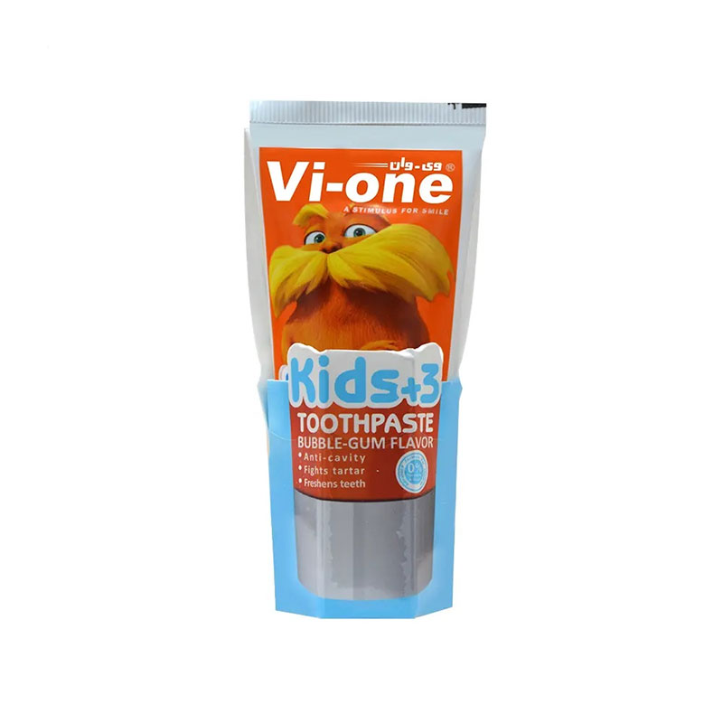 adams-vi-1 خمیر دندان کودک با طعم آدامس وی وان_Vi-One 3Plus Chewing gum flavor Kids Toothpaste - تصویر 1