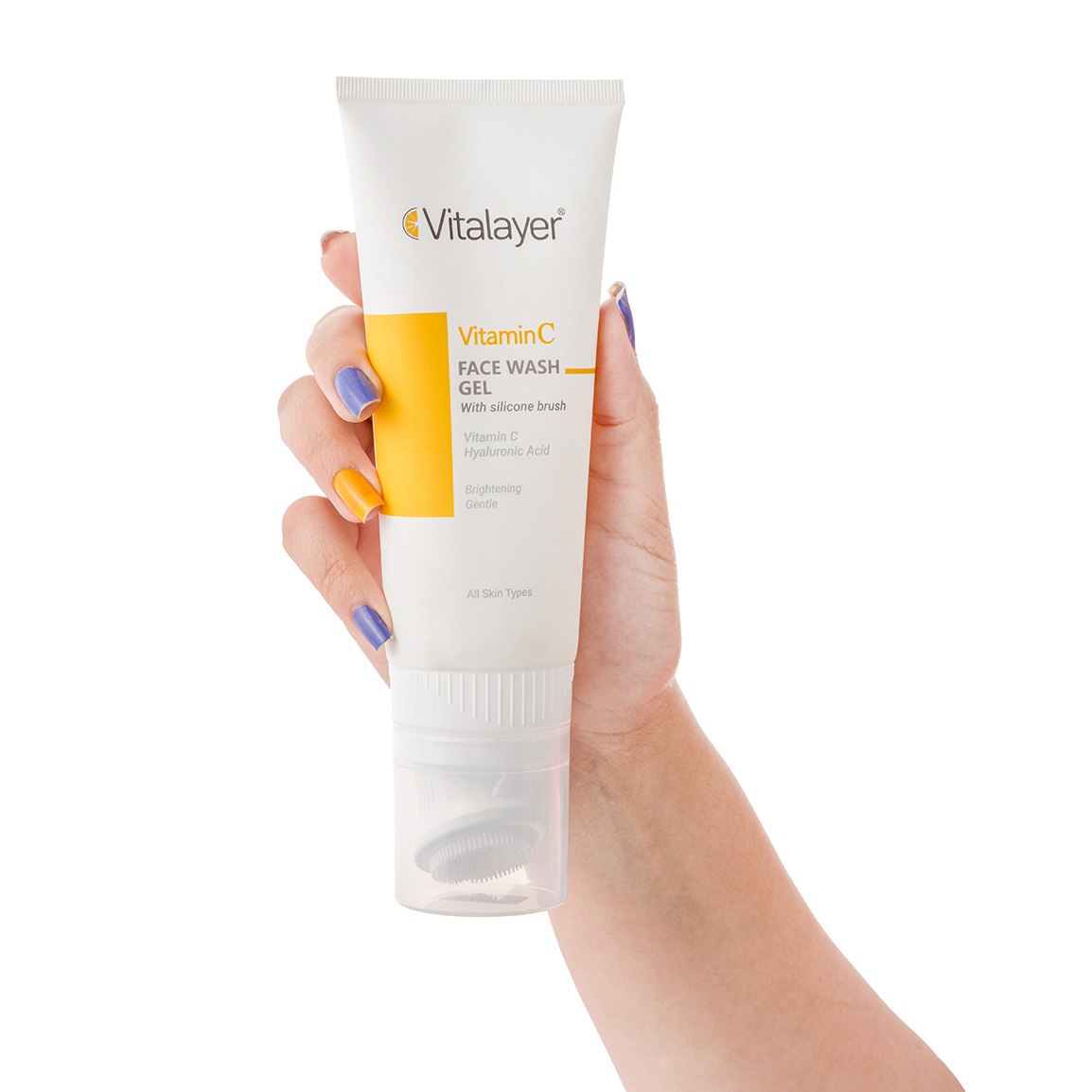 ژل شستشوی صورت ویتامین سی ویتالیر 200 میلی لیتر | Vitalayer Vitamin C Face Wash 200 ml - داروخانه آنلاین اصفهان دارو | ارسال رایگان | تحویل فوری نمای ۲