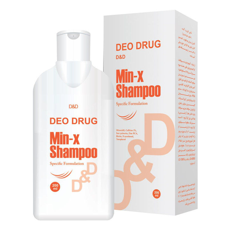 121245419 شامپو تقویت کننده مو Min X دئودراگ 200 میلی لیتر_Deo Drug Min-x Shampoo 200 ml - تصویر 1