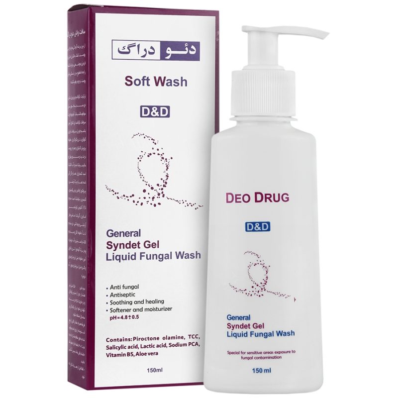 مایع شوینده صورت و بدن حاوی پیروکتون دئودراگ_General Syndet Gel Liquid Fungal Wash - تصویر 1