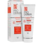 کرم ضد آفتاب و ضد چروک انواع پوست SPF90 پرودرما بدون رنگ_Pro Derma Sunvest Sunscreen Anti Wrinkle Cream SPF90