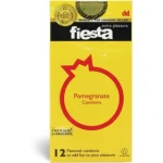 کاندوم حاوی اسانس انار فیستا 12عددی POMEGRANATE CONDOMS FIESTA