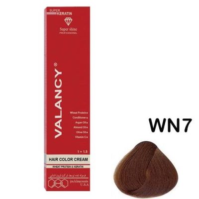 رنگ موی 100 میل شماره WN7 (بلوندنسکافه ای متوسط)والنسی