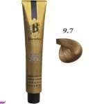 رنگ مو بیجورکا (Bijourka) شماره 9.7 رنگ بلوند نسکافه ای خیلی روشن حجم 100 میلی‌لیتر