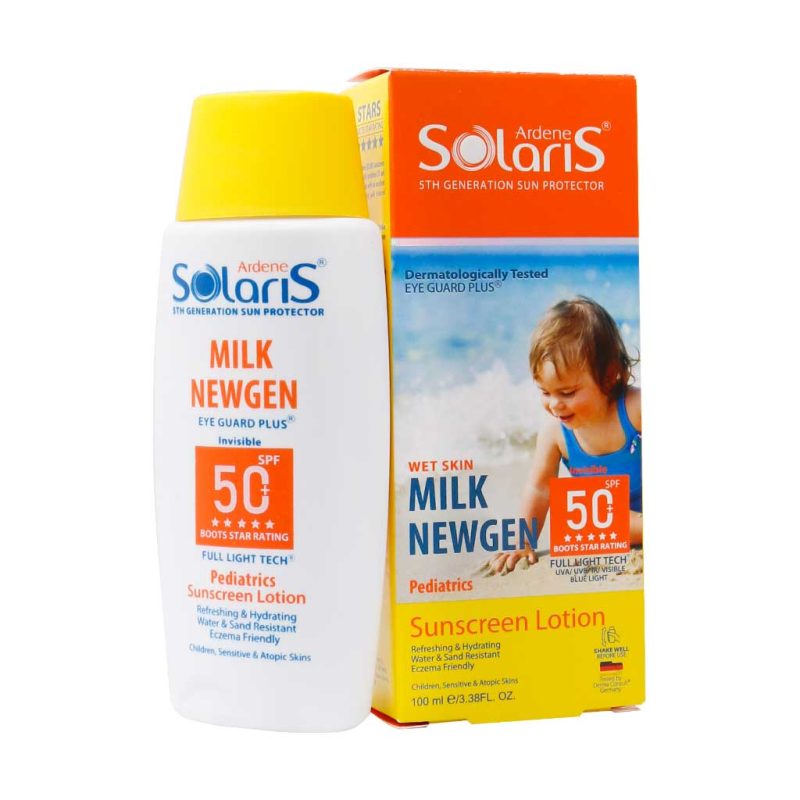 لوسیون ضد آفتاب کودک آردن سولاریس مدل MILK NEWGEN حجم 100 میلی لیتر - تصویر 1