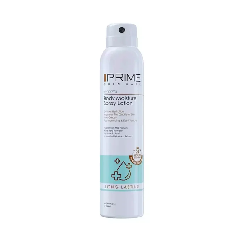 اسپری لوسیون آبرسان بدن انواع پوست پرایم_Prime Body Mois Spray Lotion - تصویر 1