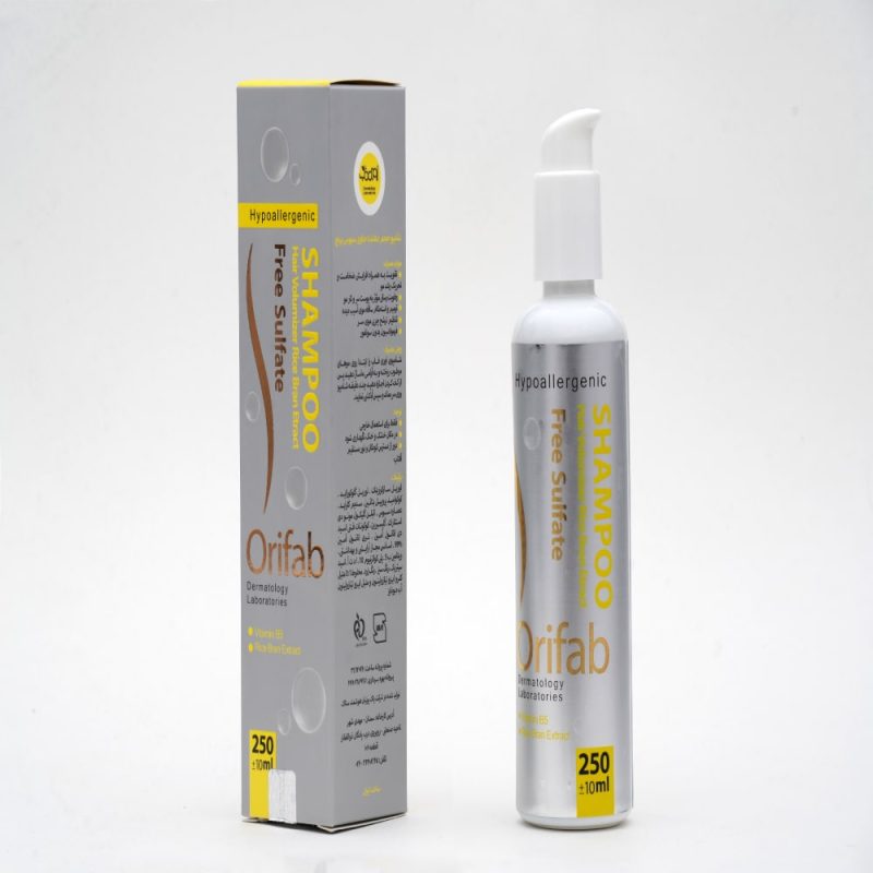 شامپو حجم دهنده مو حاوی سبوس برنج اوری فاب_orifab hair volumizer shampoo with rice bran extract - تصویر 1