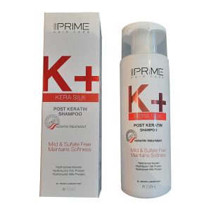 شامپو K+ پرایم مناسب موهای کراتینه شده-250میلی
