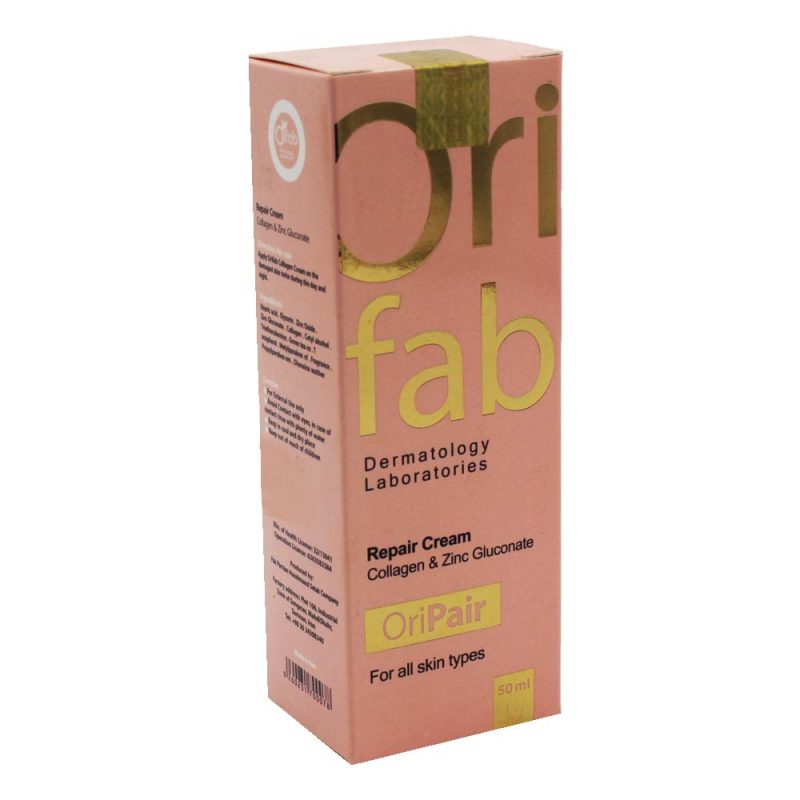کرم ترمیم کننده حاوی کلاژن اوری فاب_Orifab repair cream for all skin types - تصویر 2