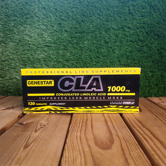 قرص سی ال ای 1000ژن استار120عددی CLA 1000GENESTAR - داروخانه آنلاین اصفهان دارو | ارسال رایگان | تحویل فوری نمای ۲