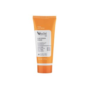کرم ضد آفتاب رنگی SPF50 بژ روشن وچه مناسب پوست خشک و نرمال