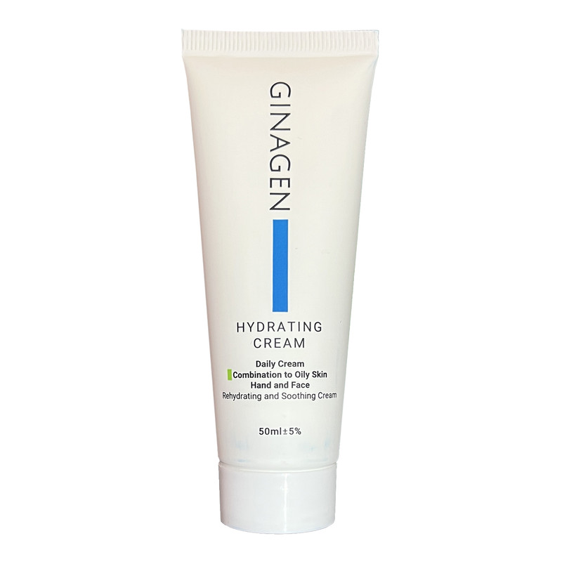 کرم آبرسان پوست چرب و مختلط ژیناژن_Ginagen Hydrating Cream For Oily Skin - داروخانه آنلاین اصفهان دارو | ارسال رایگان | تحویل فوری نمای ۲