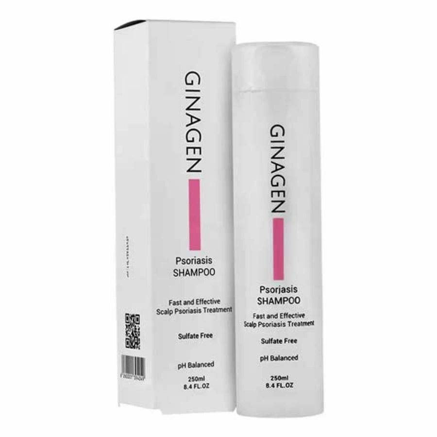 شامپو فری سولفات مو مدل پسوریازیس ژیناژن_Ginagen Psoriasis shampoo - داروخانه آنلاین اصفهان دارو | ارسال رایگان | تحویل فوری نمای ۲