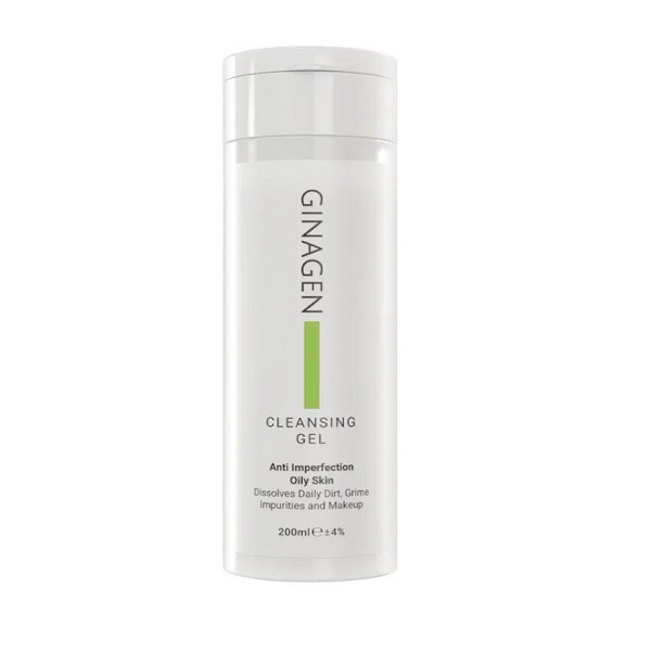 ژل شستشوی صورت پوست چرب ژیناژن_Ginagen Cleansing Gel For Oily Skin - داروخانه آنلاین اصفهان دارو | ارسال رایگان | تحویل فوری نمای ۲