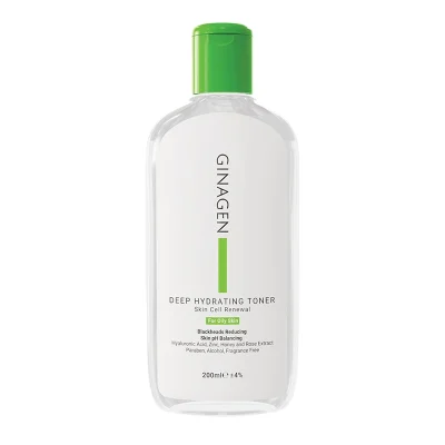 تونر رطوبت رسان عمیق پوست چرب ژیناژن_ Ginagen Deep Hydrating Toner For Oily Skin