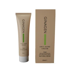 کرم ضد جوش رنگی ژیناژن (بژ طبیعی)_Ginagen Tinted Anti Acne Cream0.