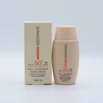 کرم ضد آفتاب رنگی03 پوست خشک SPF50 ژیناژن_Ginagen tinted full coverage sunscreen for dry to normal skin