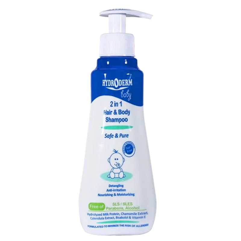 شامپو سر و بدن نوزادان هیدرودرم_Hydroderm 2in1 Hair And Body Shampoo - تصویر 1