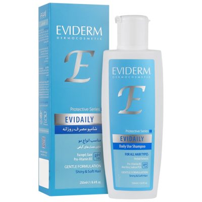 شامپو مصرف روزانه انواع مو اوی-دیلی اویدرم_Eviderm Evidaily Shampoo