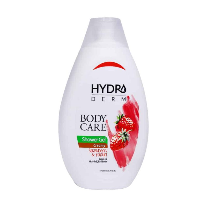 شامپو بدن کرمی با رایحه ماست و توت فرنگی هیدرودرم_Strawberry And Yogurt Creamy Shower Gel - تصویر 1